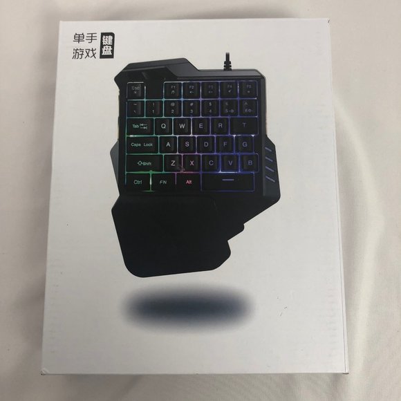 Red Thunder One-handed Gaming Keyboard New Open Box - Picture 1 of 6